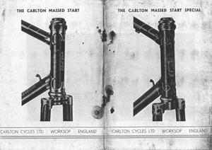 Raleigh Carlton 1951 Catalog