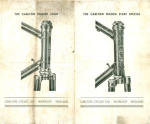 Raleigh Carlton 1952 Pamphlet MassedStartRange