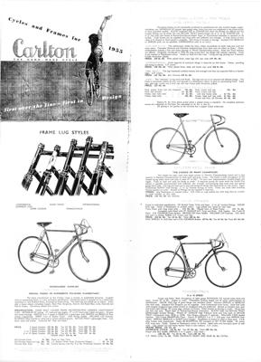 Raleigh Carlton 1955 Pamphlet