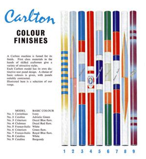Raleigh Carlton 1962 ColourFinishes
