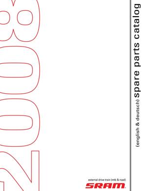 SRAM - spare parts catalog 2008