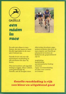 Gazelle ClothingBrochure 1979