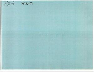 Klein 2003 Catalog