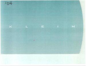 Klein 2004 Catalog