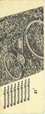 MountainBikes 1981 Catalog