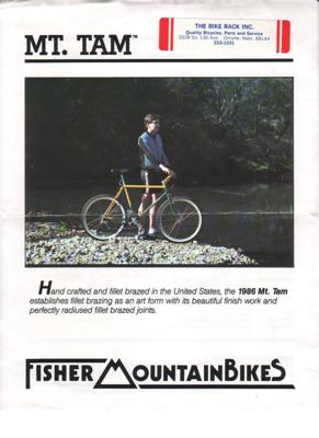 Gary Fisher 1986 Catalog