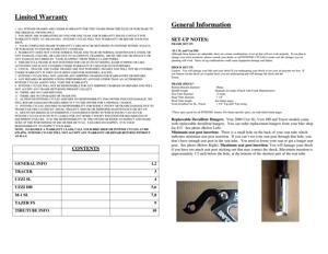 Intense 2000 Owners Manual