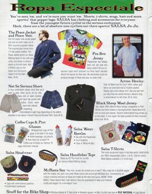 Salsa Cycles 1998 Catalog Excerpt