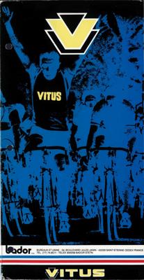 Vitus Frame and Accessory Brochure c1983-1985