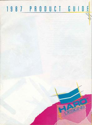 Haro 1987 Catalog