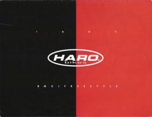 Haro 1992 Catalog