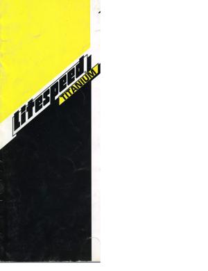Litespeed 1993 Catalog