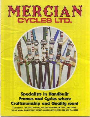 Mercian 1991 Brochure