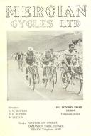Mercian c.1969 Brochure