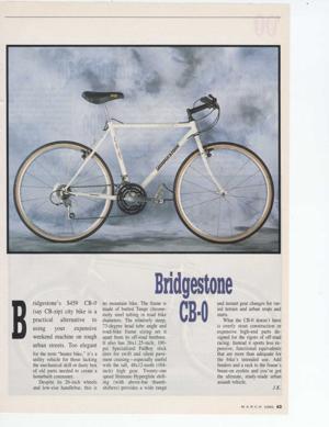 Bridgestone CB-0 1991 Flyer