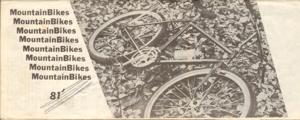MountainBikes 1981 Catalog